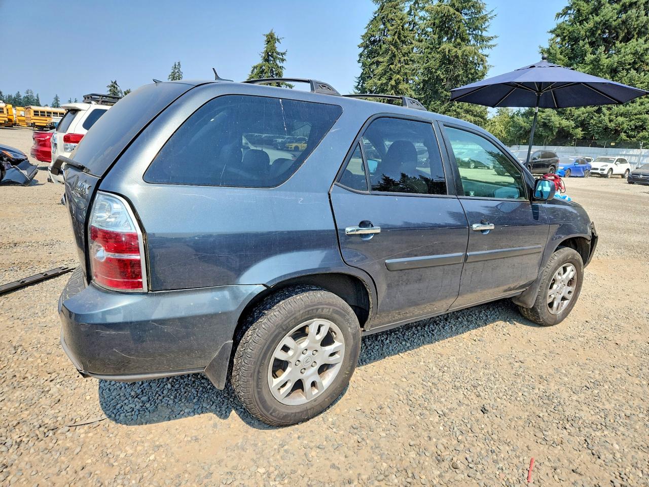 2006 Acura Mdx Touring Teal vin: 2HNYD18846H530848
