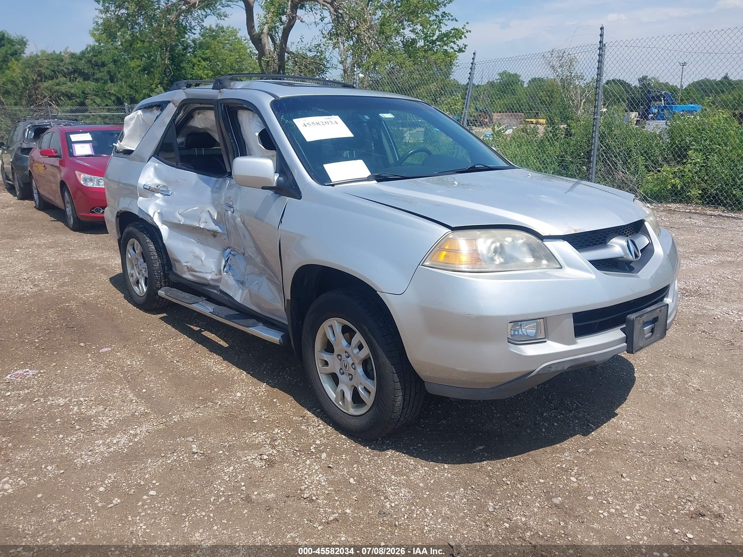 2006 Acura Mdx   Silver vin: 2HNYD18846H547813