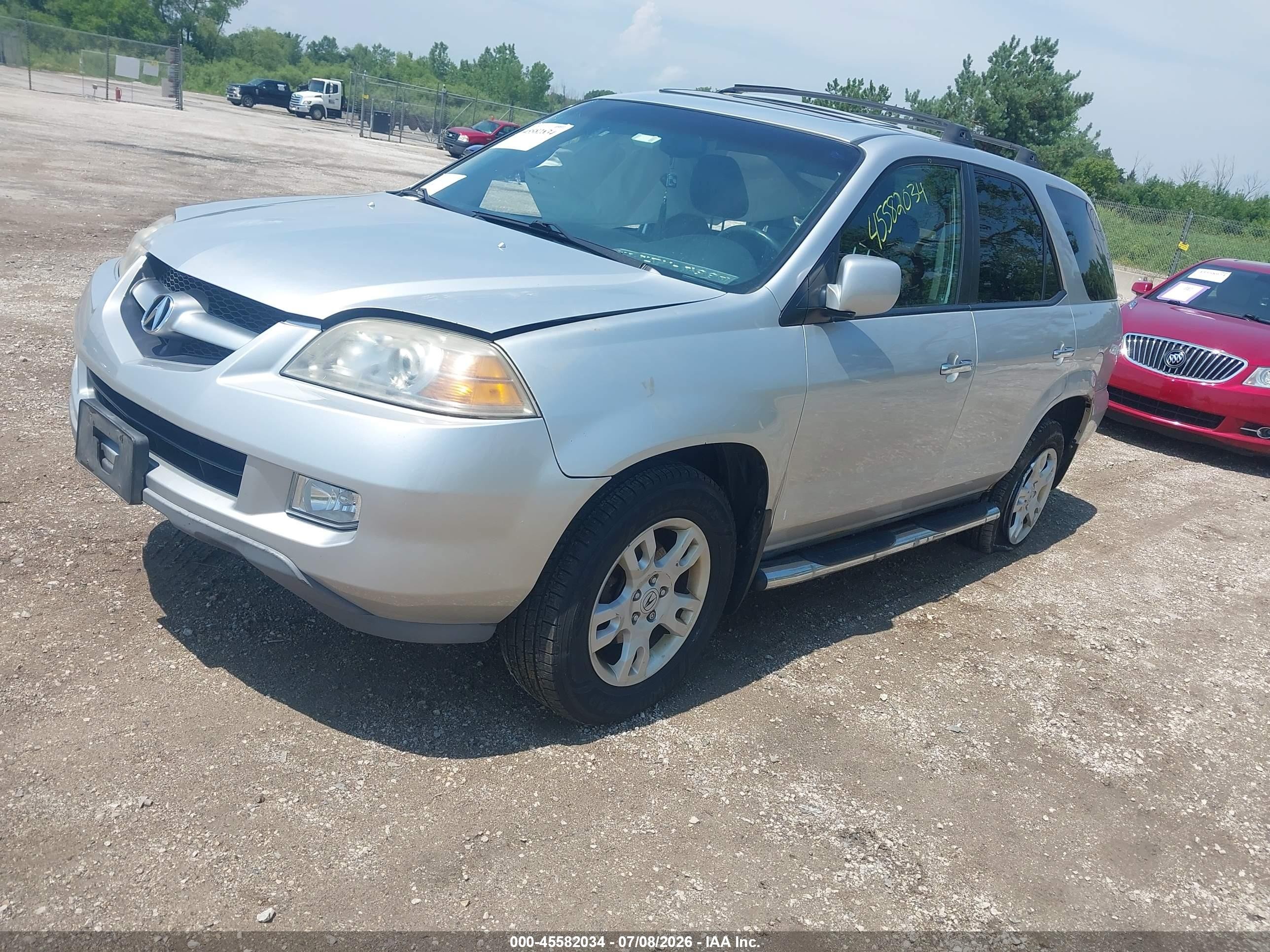 2006 Acura Mdx   Silver vin: 2HNYD18846H547813
