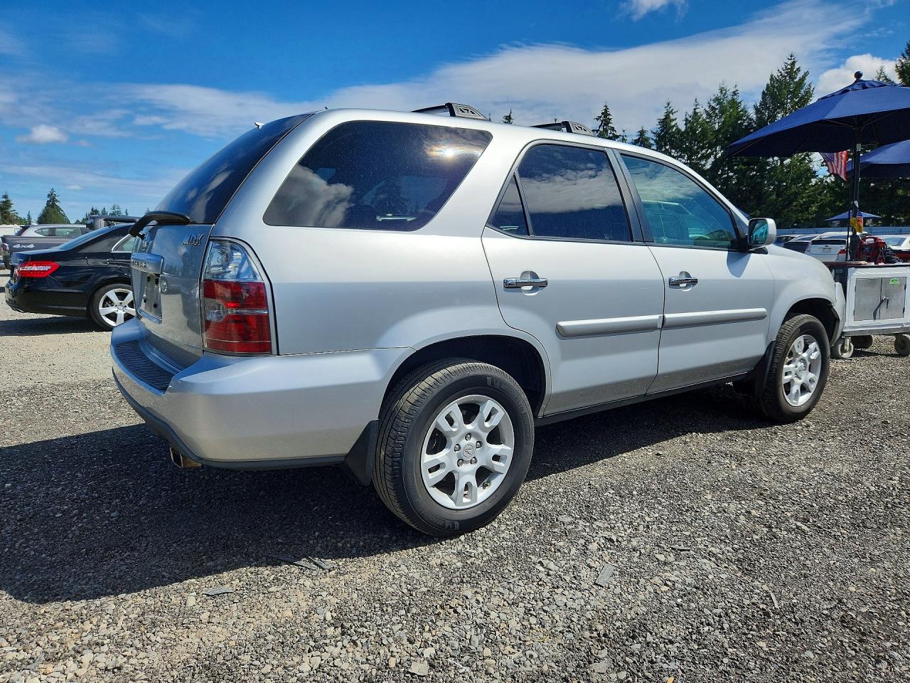 2006 Acura Mdx Touring Silver vin: 2HNYD18856H521897