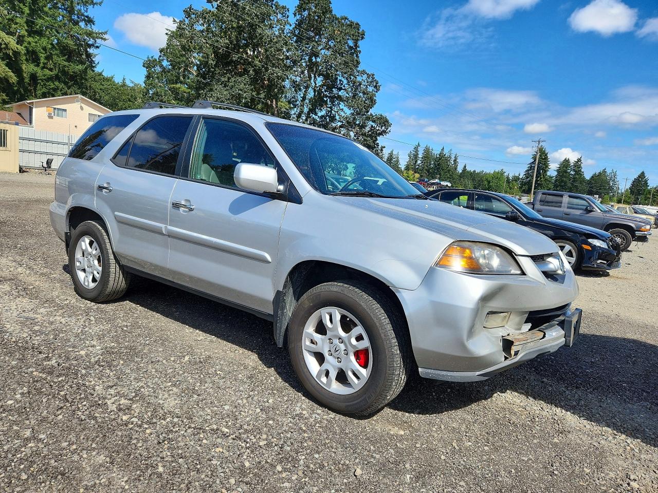 2006 Acura Mdx Touring Silver vin: 2HNYD18856H521897