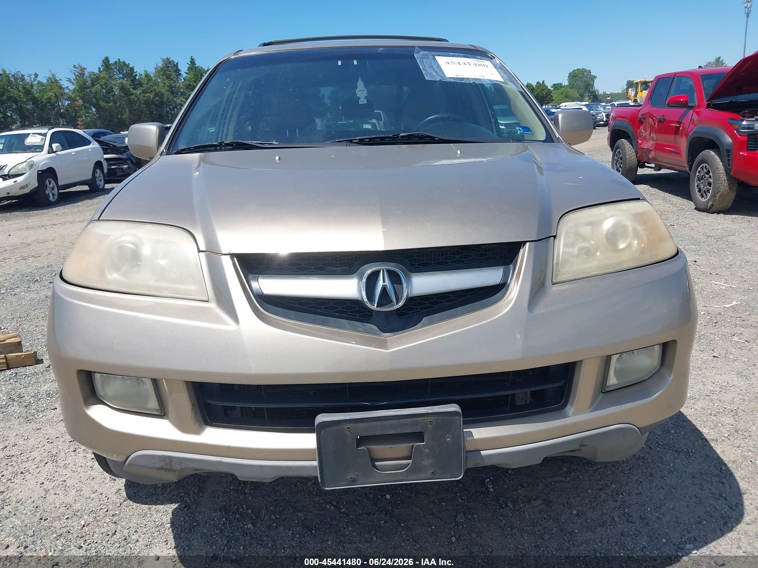 2006 Acura Mdx   Beige vin: 2HNYD18856H548632