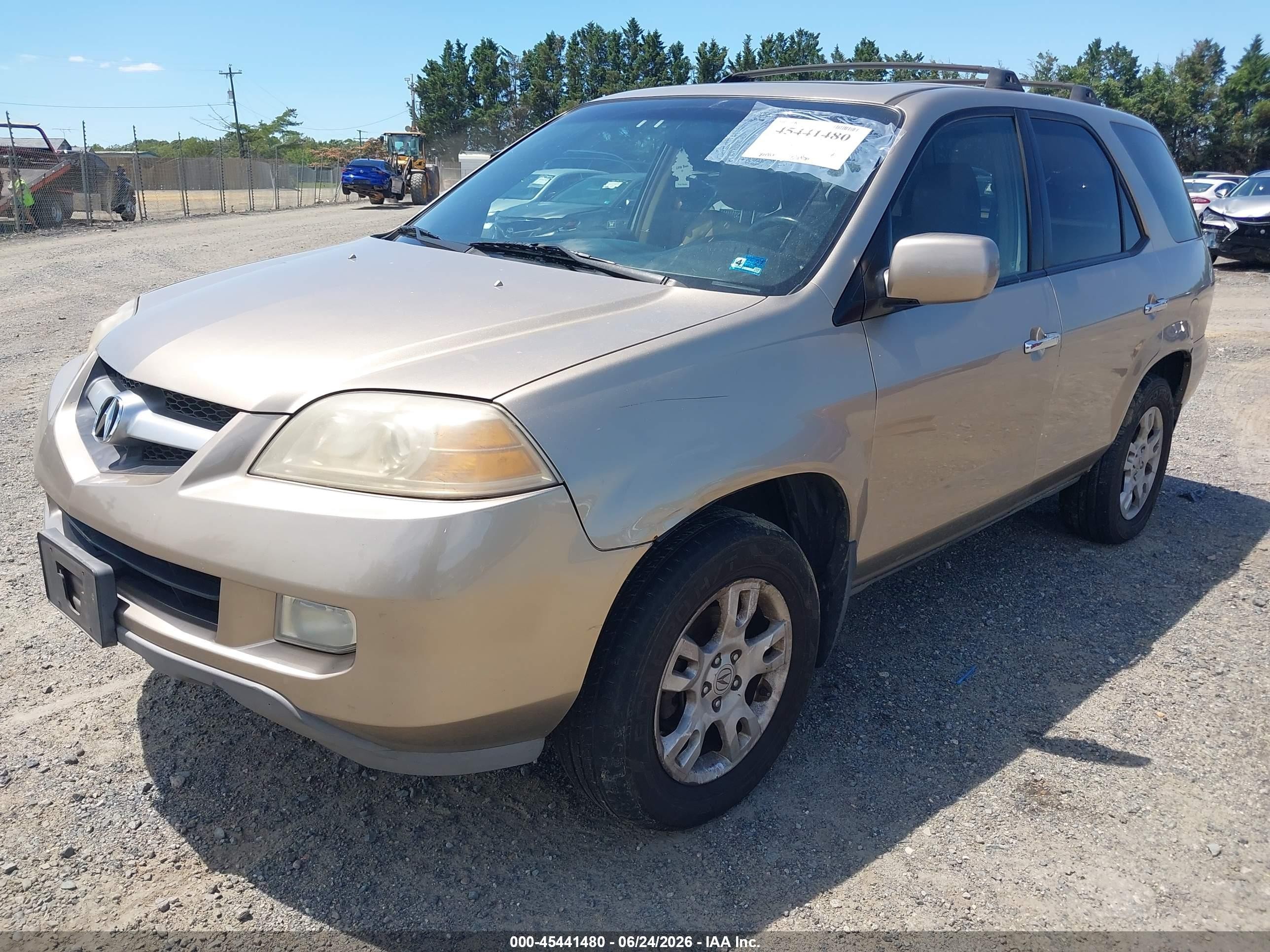 2006 Acura Mdx   Beige vin: 2HNYD18856H548632