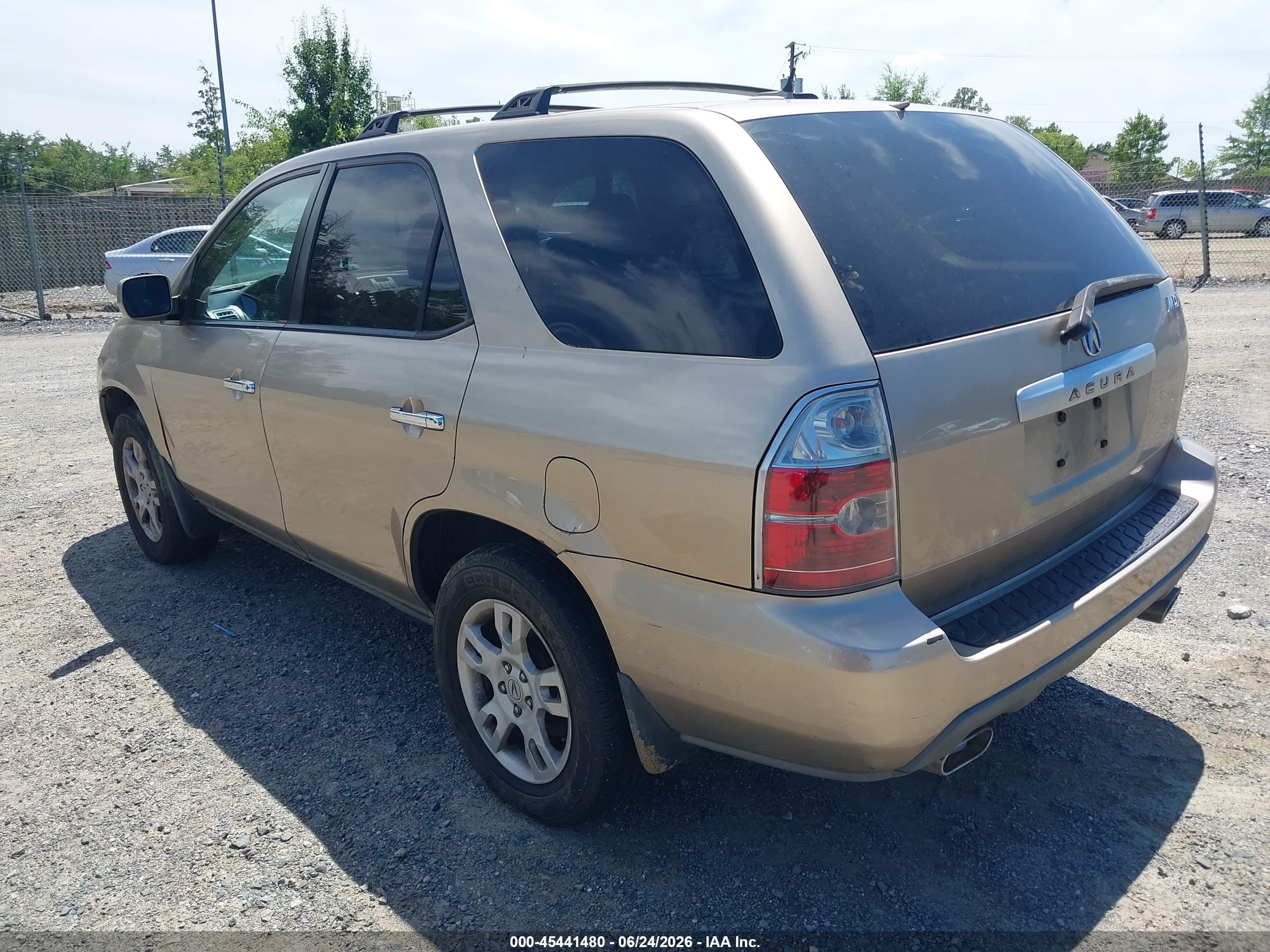 2006 Acura Mdx   Beige vin: 2HNYD18856H548632