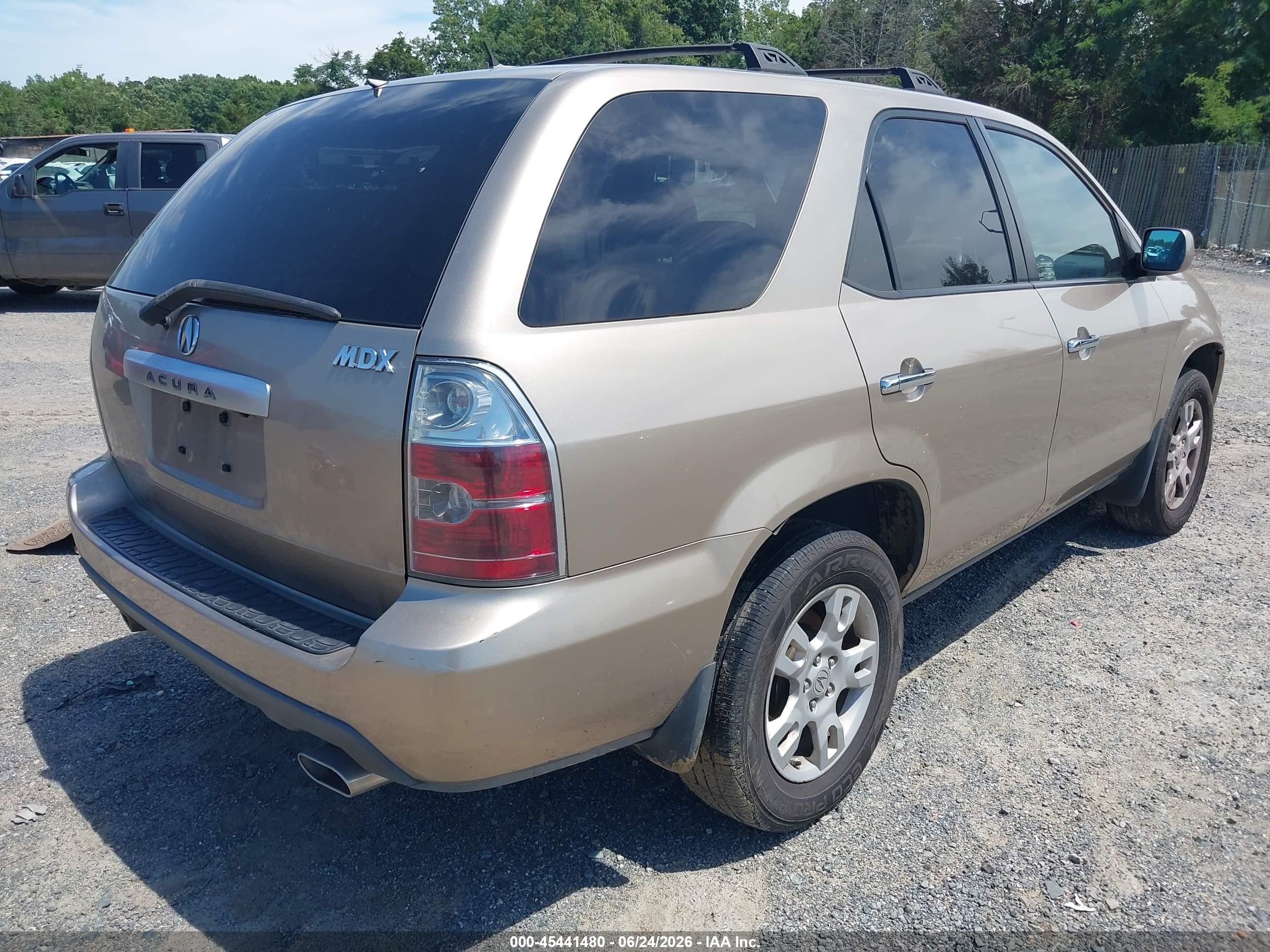 2006 Acura Mdx   Beige vin: 2HNYD18856H548632