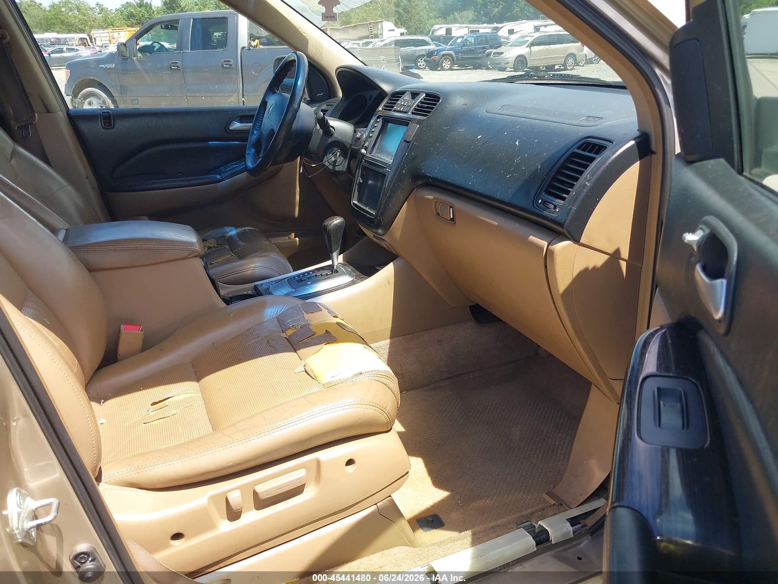 2006 Acura Mdx   Beige vin: 2HNYD18856H548632