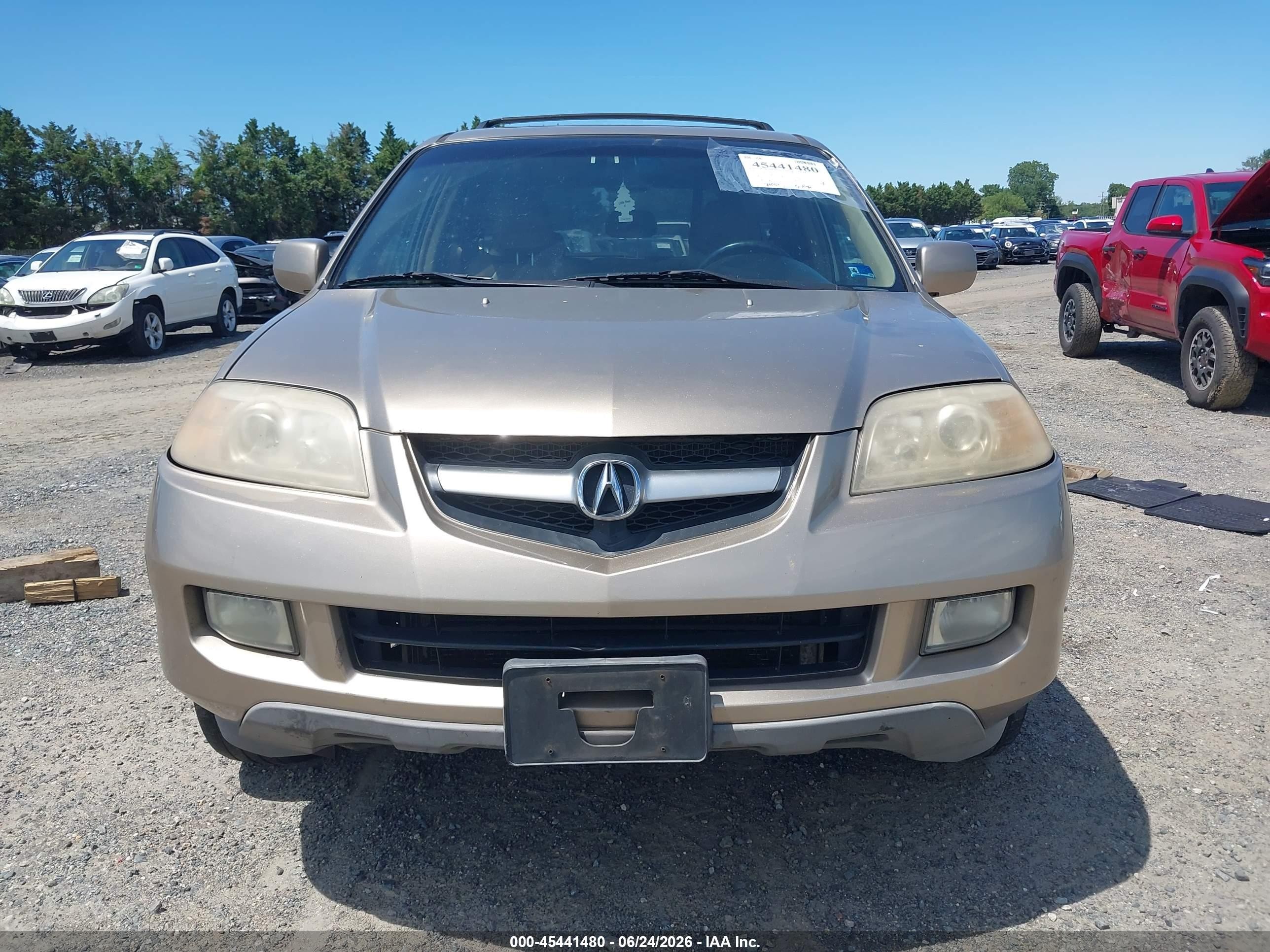 2006 Acura Mdx   Beige vin: 2HNYD18856H548632