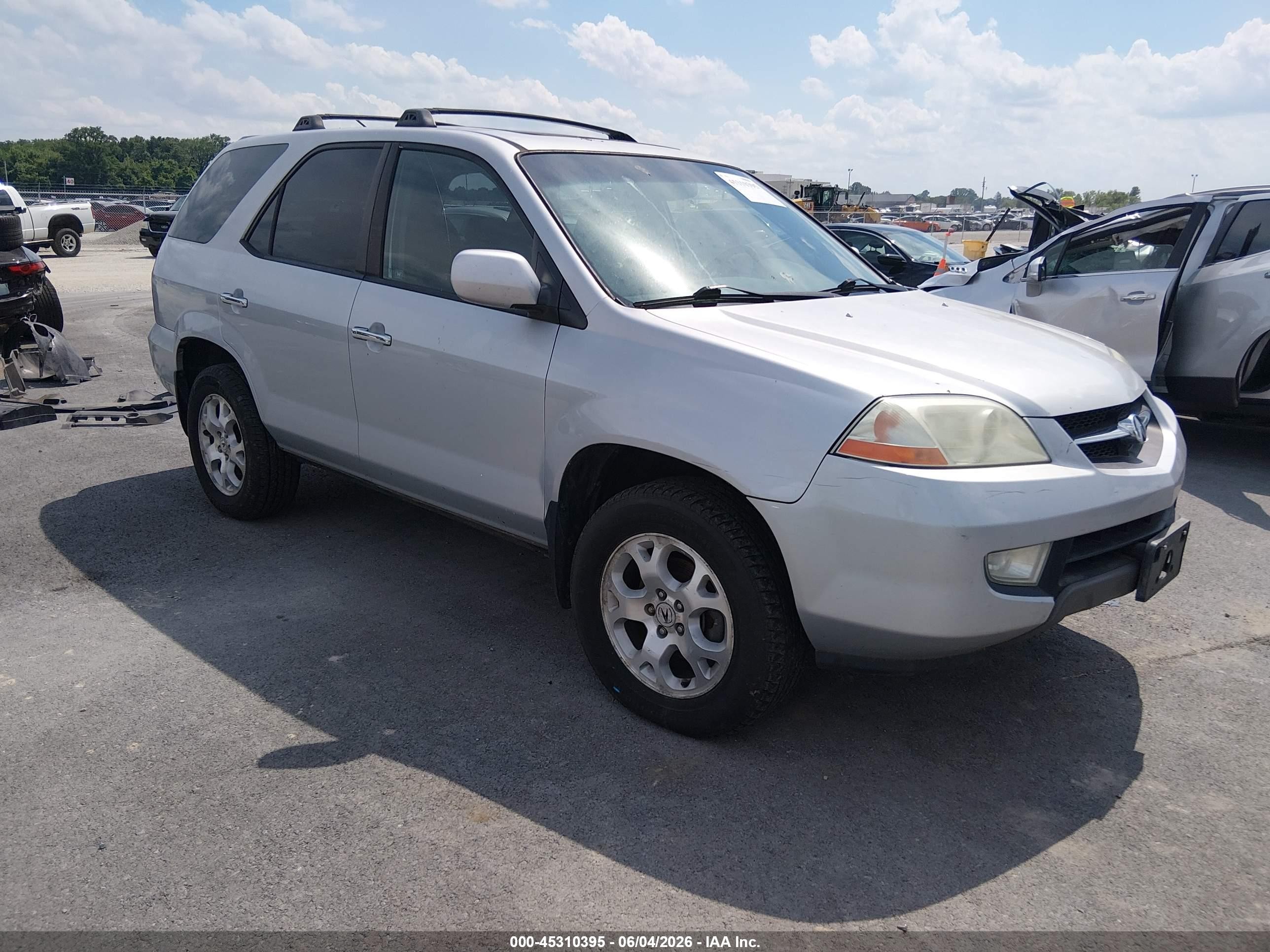 2001 Acura Mdx   Silver vin: 2HNYD18861H528771