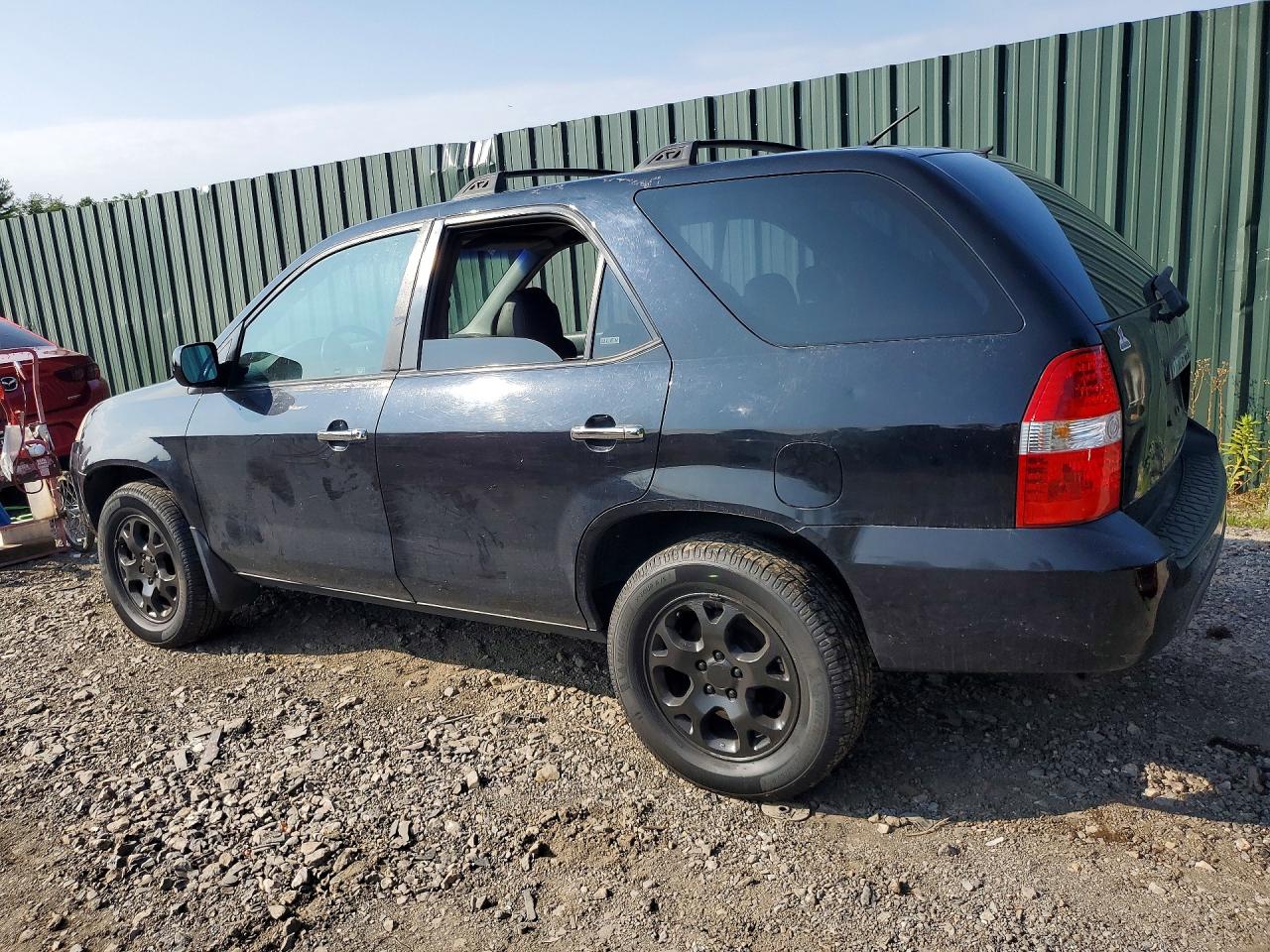 2002 Acura Mdx Touring Black vin: 2HNYD18862H502348