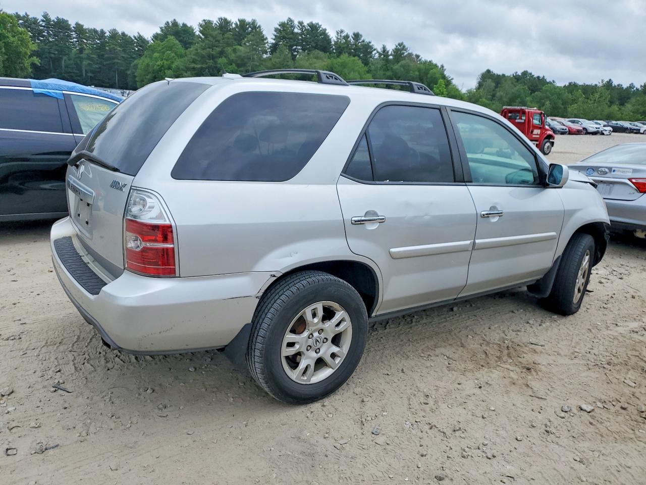 2006 Acura Mdx Touring Silver vin: 2HNYD18866H537560