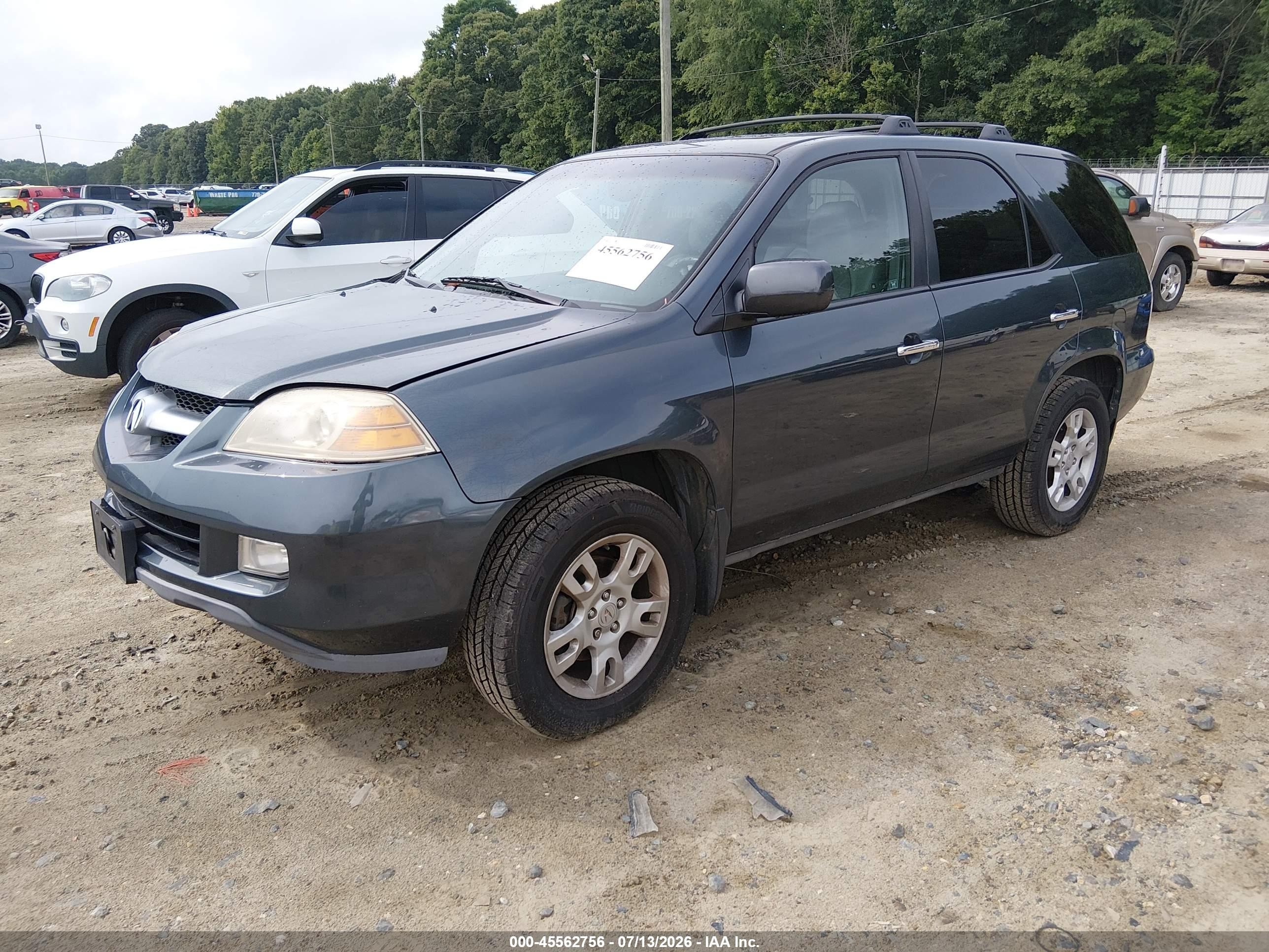 2006 Acura Mdx   Blue vin: 2HNYD18866H540927