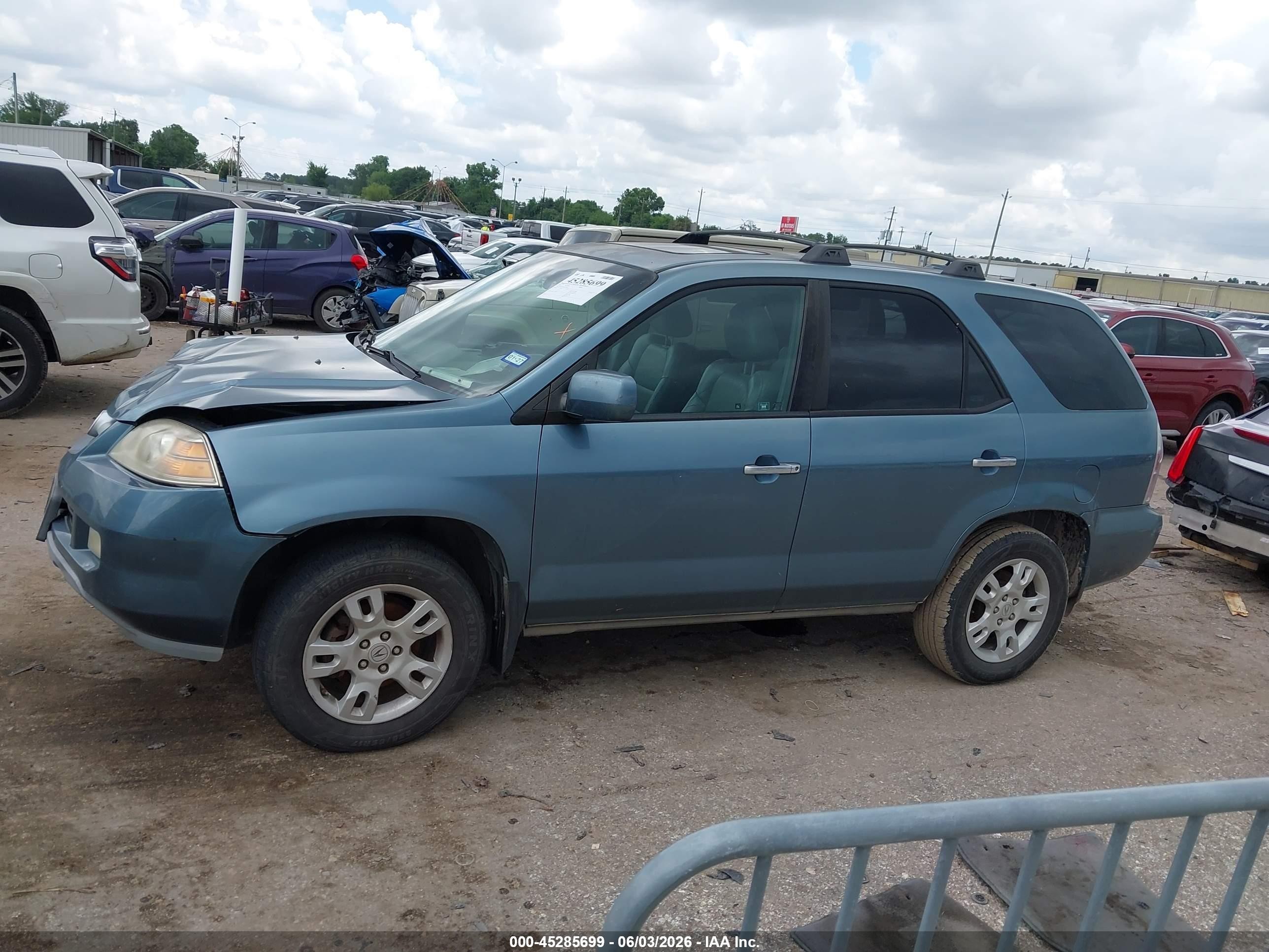 2006 Acura Mdx   Blue vin: 2HNYD18866H544959