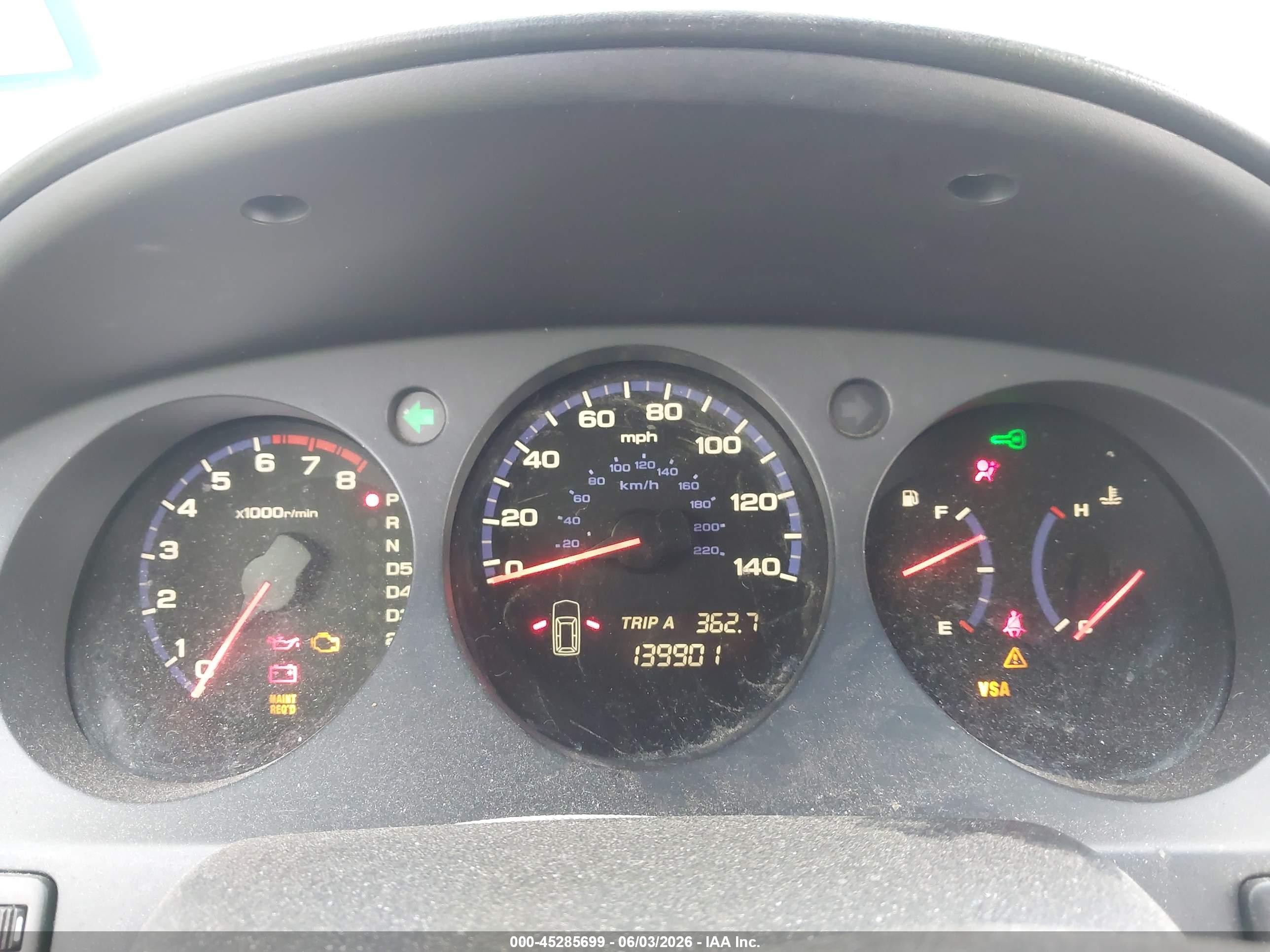 2006 Acura Mdx   Blue vin: 2HNYD18866H544959