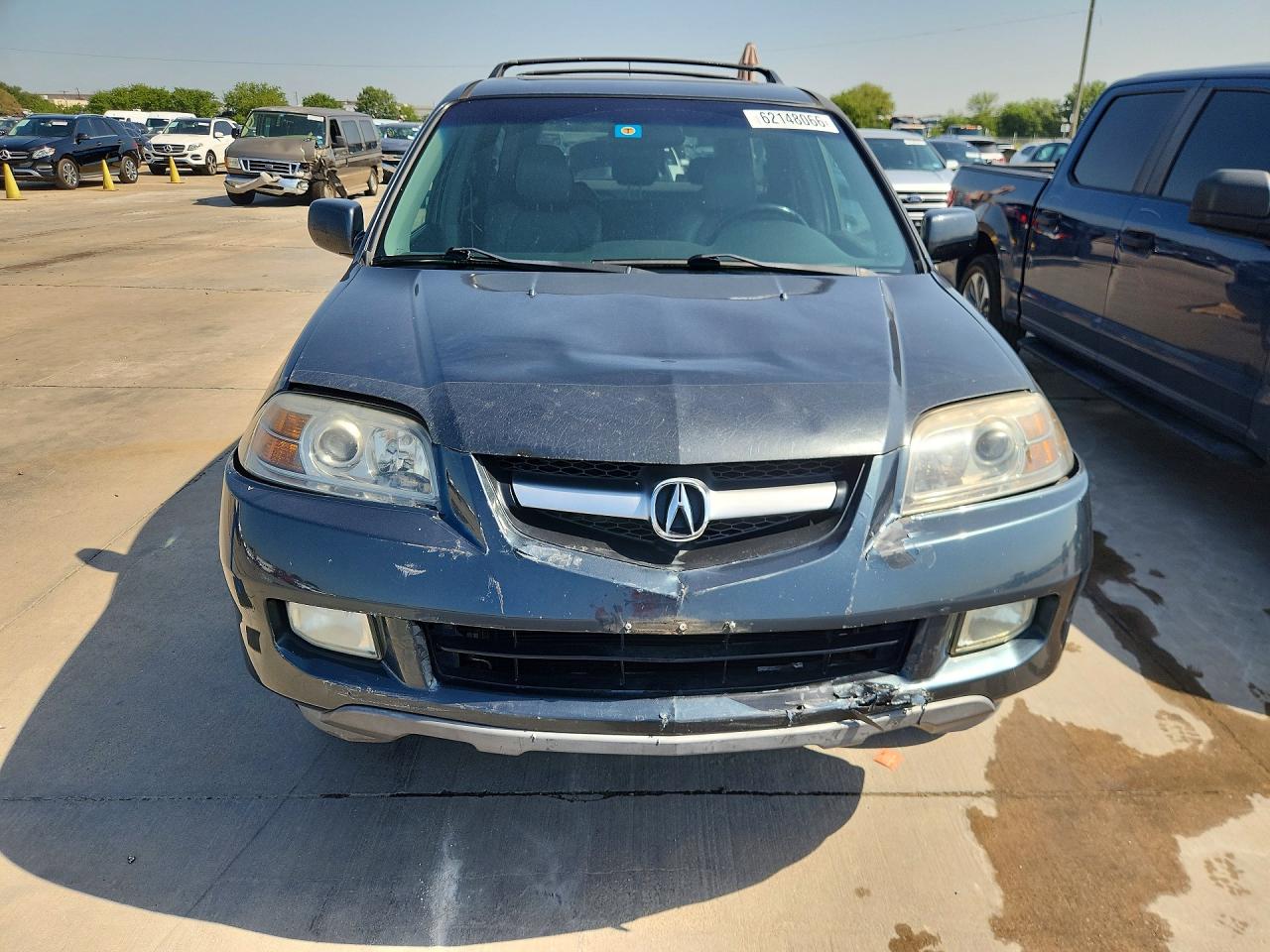 2004 Acura Mdx Touring Gray vin: 2HNYD18874H542229