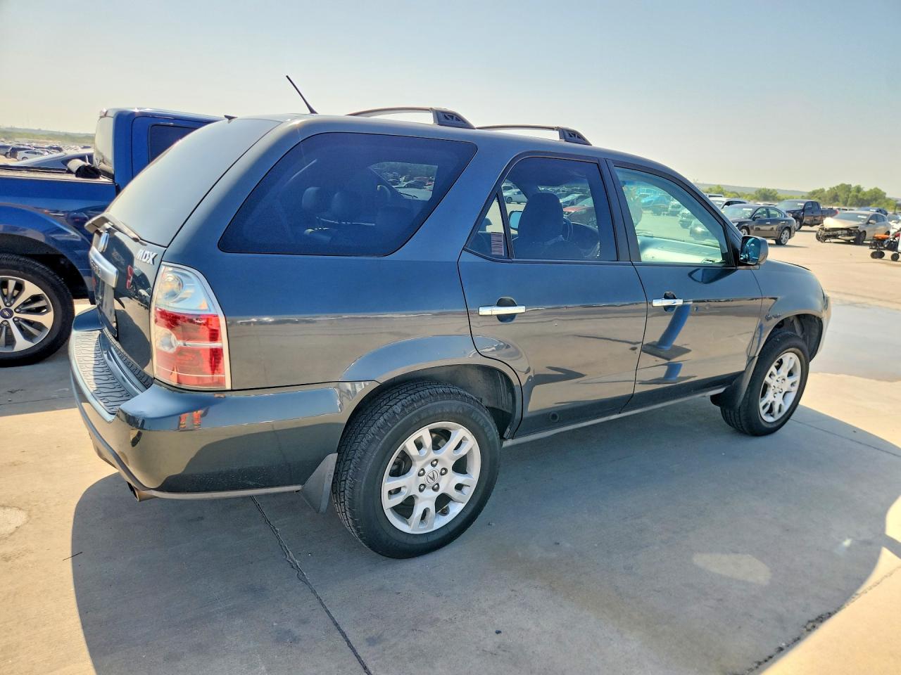 2004 Acura Mdx Touring Gray vin: 2HNYD18874H542229