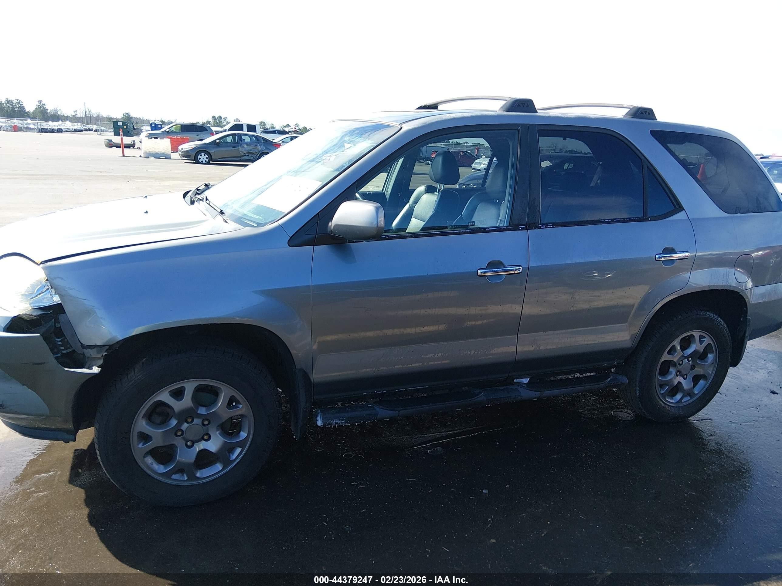 2001 Acura Mdx   Gray vin: 2HNYD18881H518145