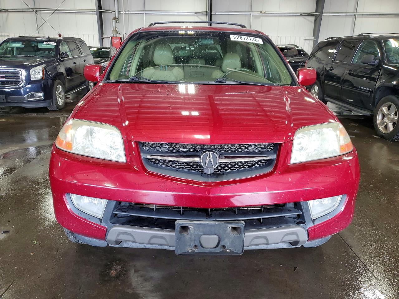 2003 Acura Mdx Touring Red vin: 2HNYD18883H522389