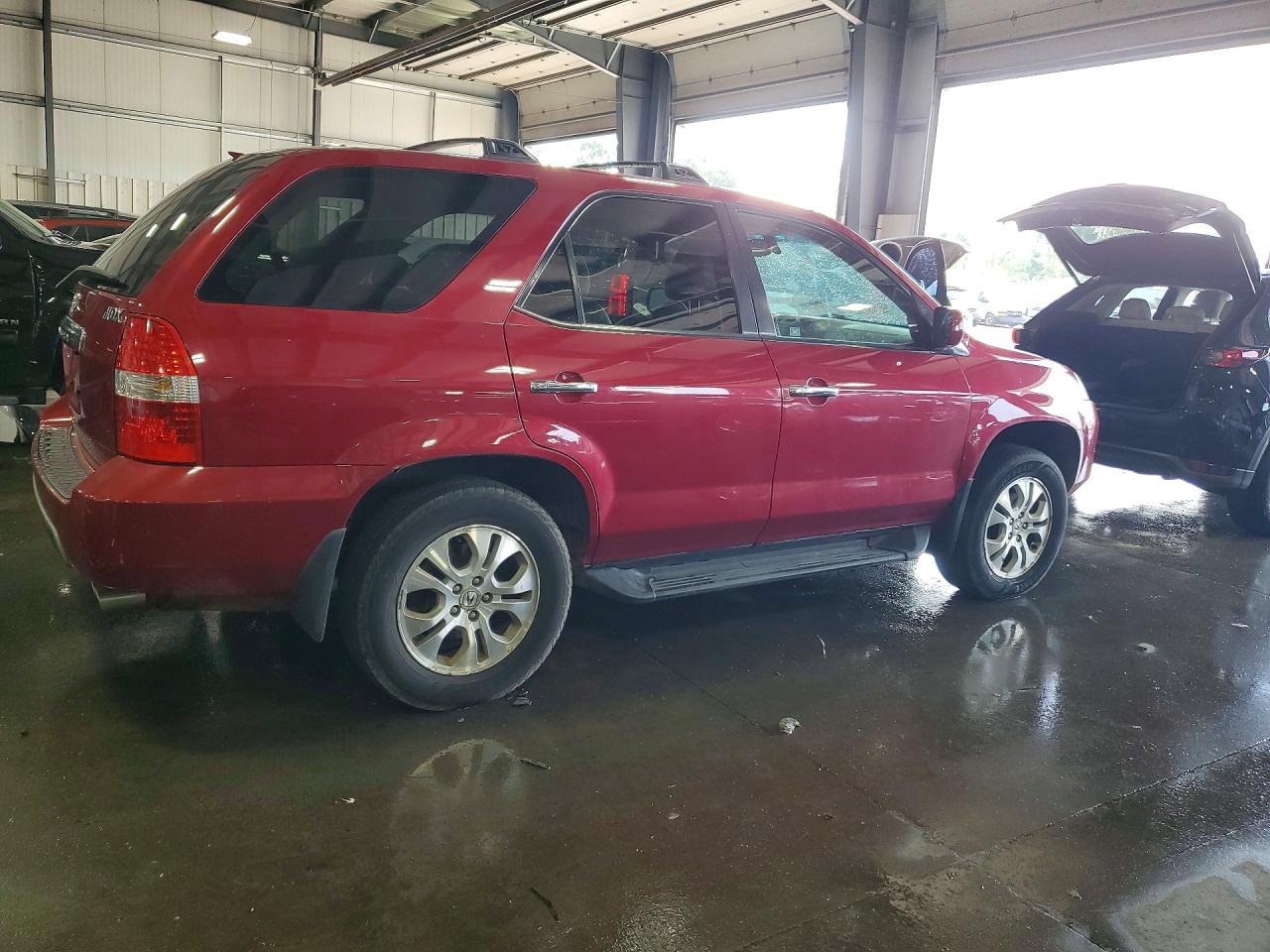 2003 Acura Mdx Touring Red vin: 2HNYD18883H522389
