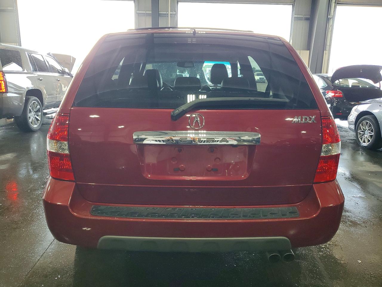 2003 Acura Mdx Touring Red vin: 2HNYD18883H522389