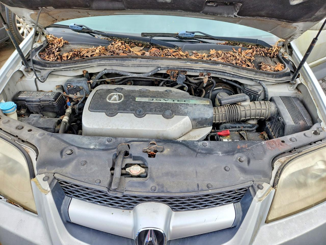 2004 Acura Mdx Touring Silver vin: 2HNYD18884H555927