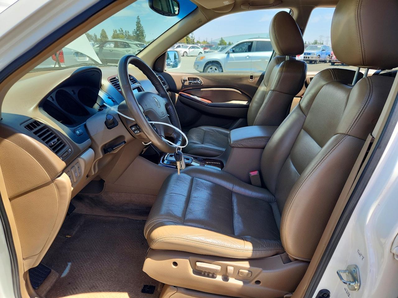 2005 Acura Mdx Touring White vin: 2HNYD18885H519768