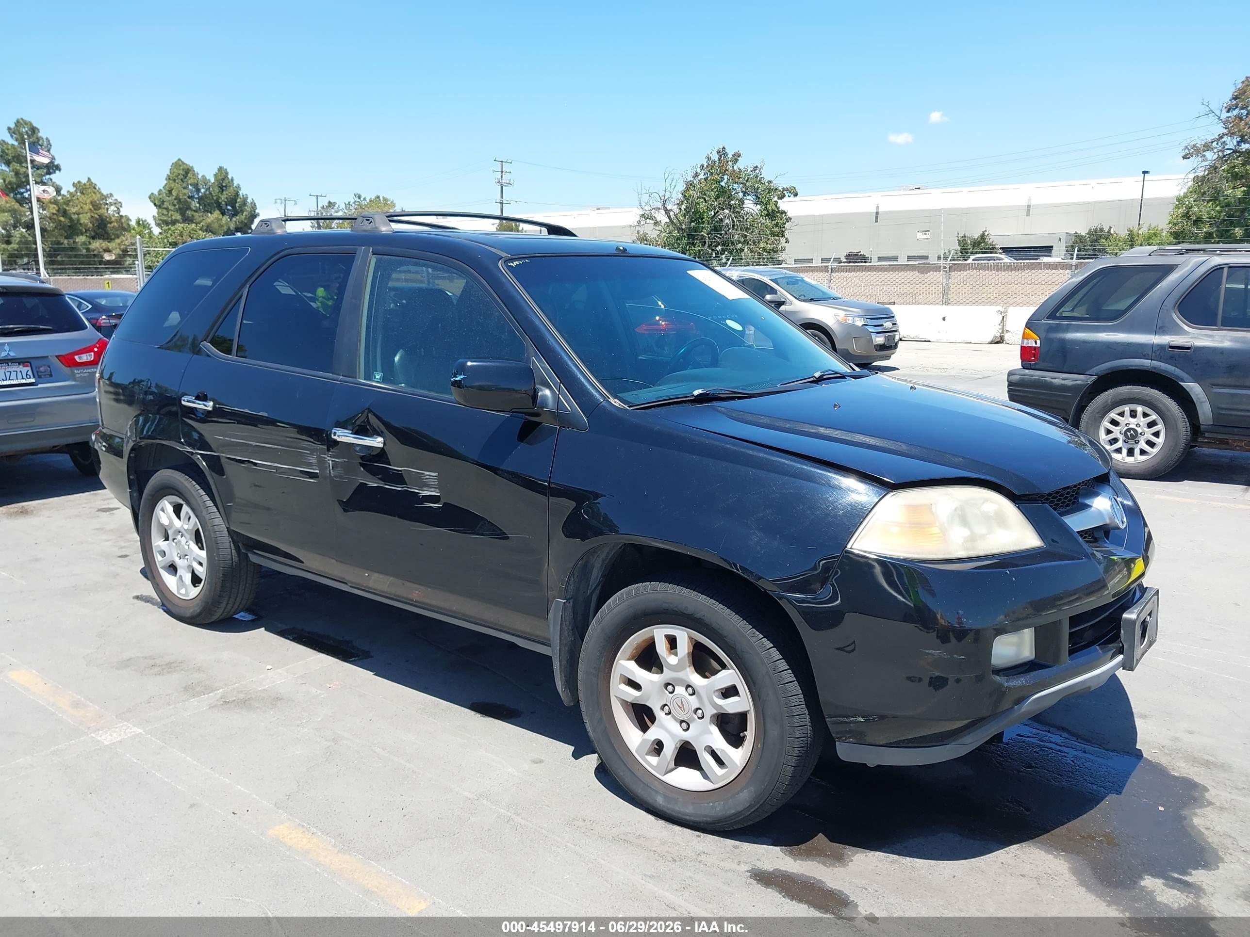2006 Acura Mdx   Black vin: 2HNYD18886H512871