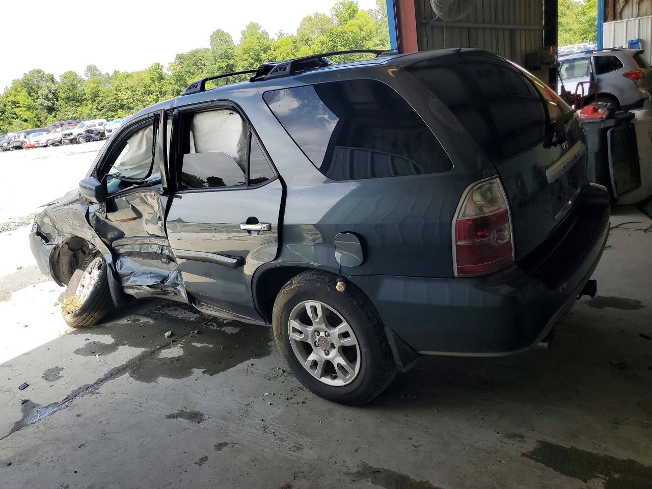 2006 Acura Mdx Touring Gray vin: 2HNYD18886H545398