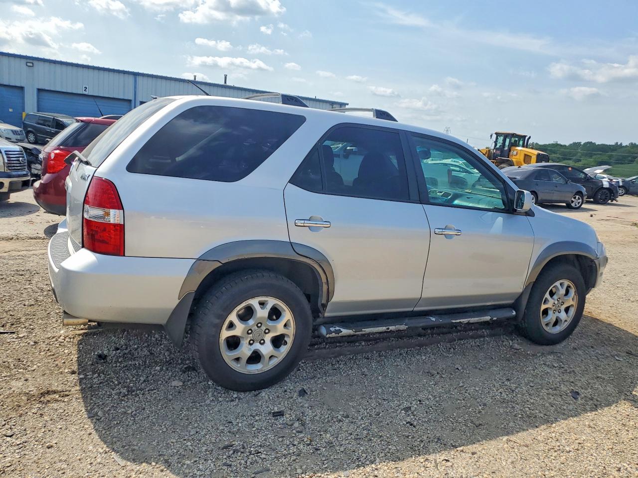 2002 Acura Mdx Touring Silver vin: 2HNYD18892H510945