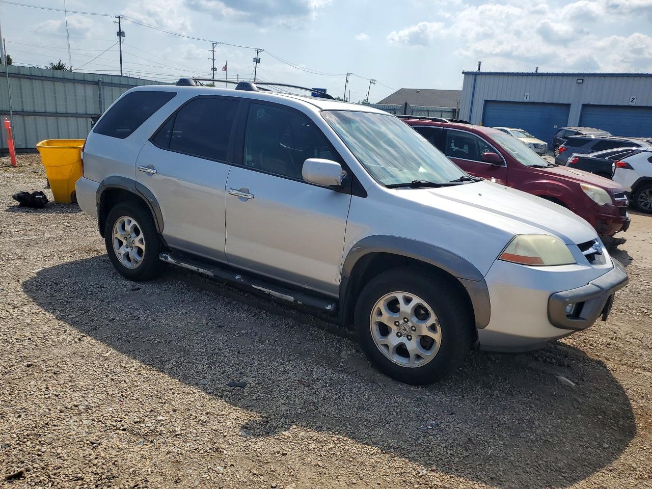 2002 Acura Mdx Touring Silver vin: 2HNYD18892H510945