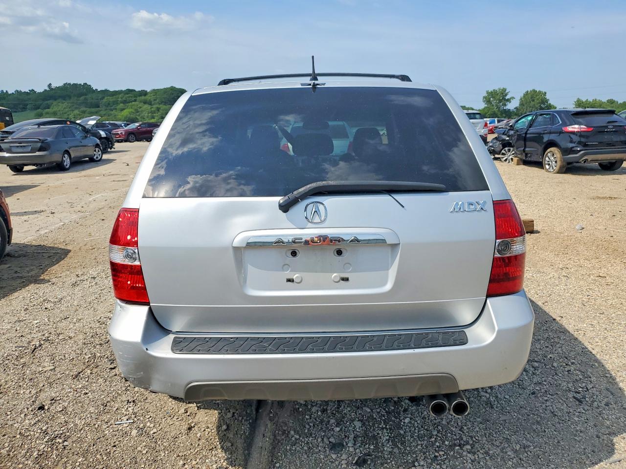 2002 Acura Mdx Touring Silver vin: 2HNYD18892H510945