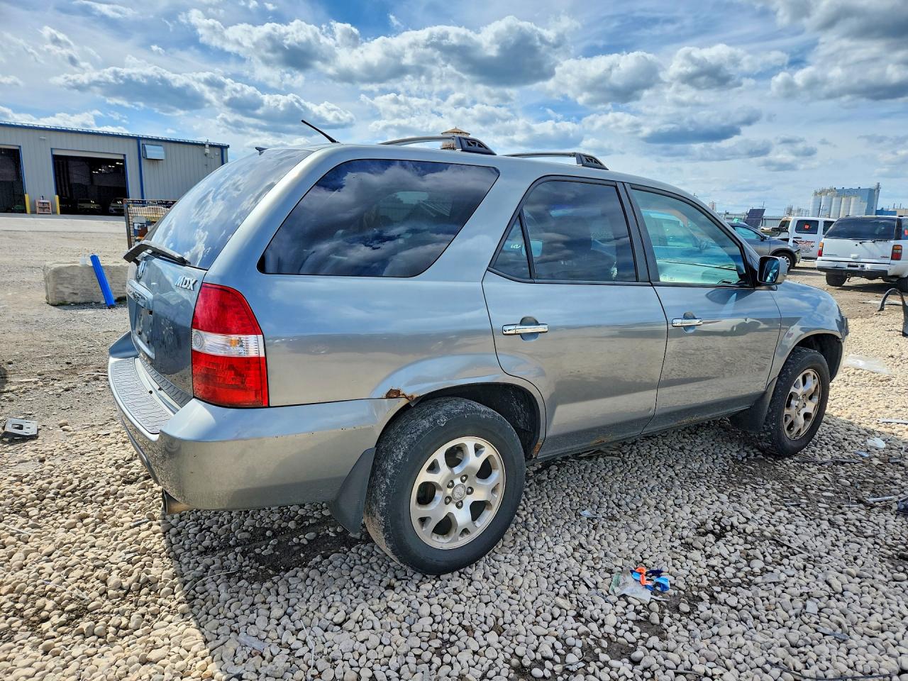 2002 Acura Mdx Touring Gray vin: 2HNYD18892H520116