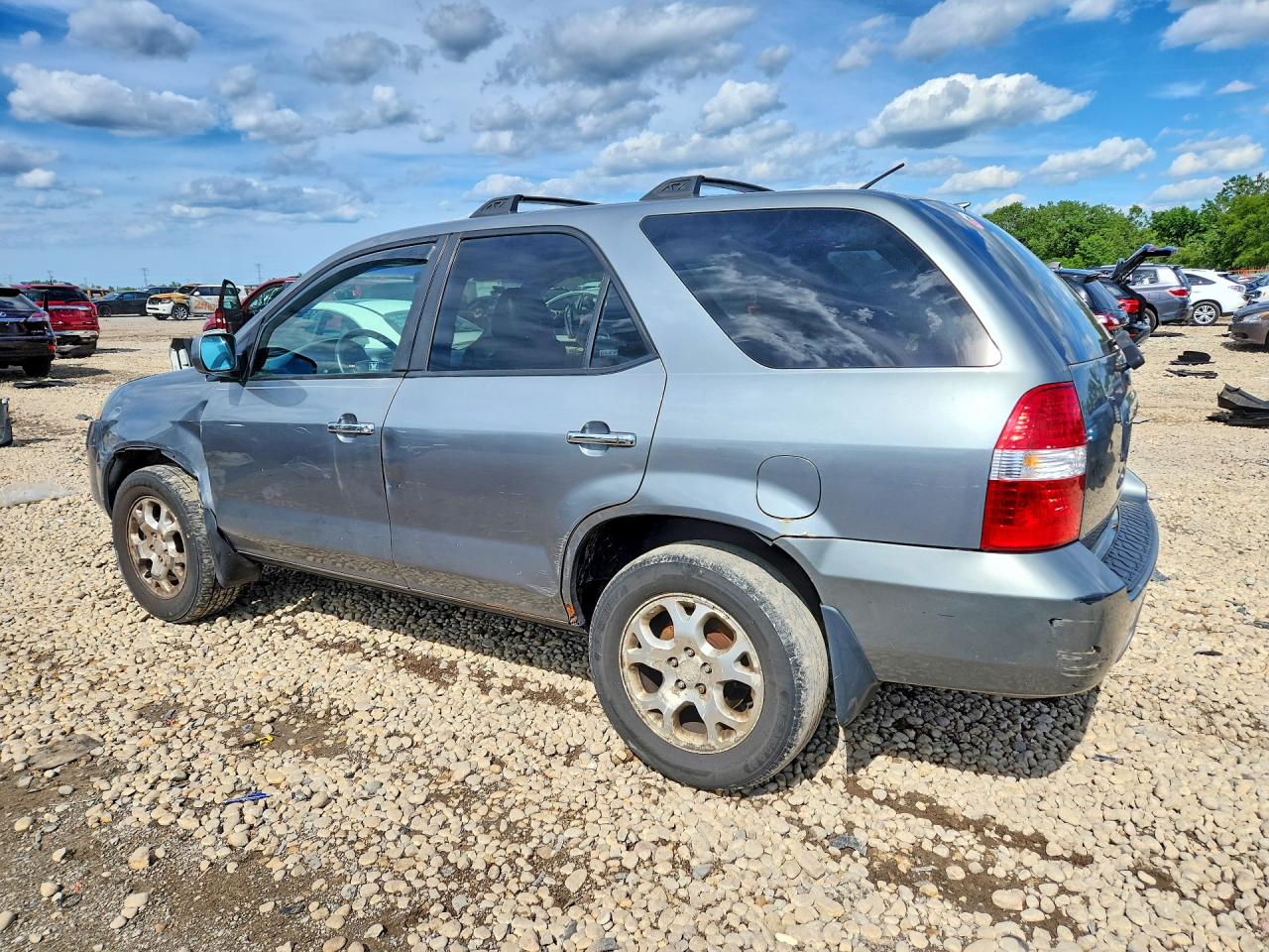 2002 Acura Mdx Touring Gray vin: 2HNYD18892H520116