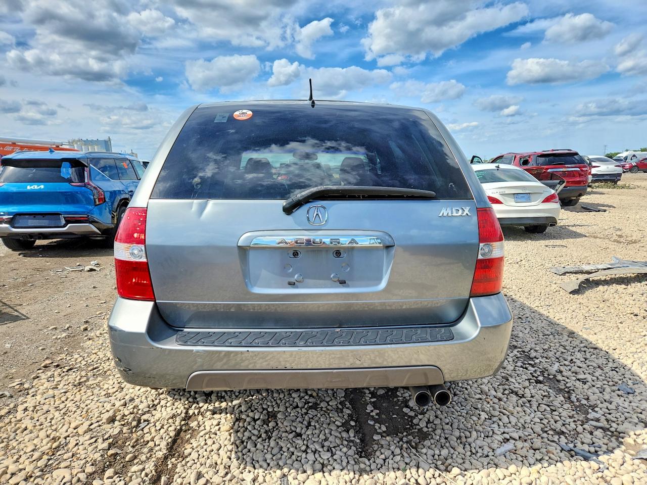 2002 Acura Mdx Touring Gray vin: 2HNYD18892H520116