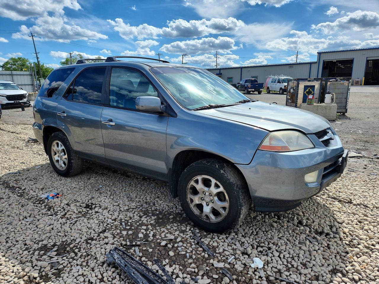 2002 Acura Mdx Touring Gray vin: 2HNYD18892H520116
