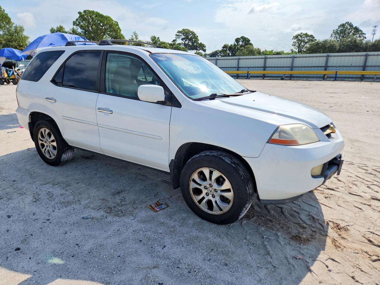 2003 Acura Mdx Touring White vin: 2HNYD18893H527682