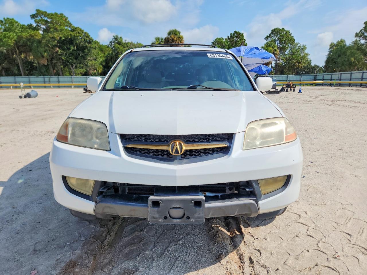 2003 Acura Mdx Touring White vin: 2HNYD18893H527682