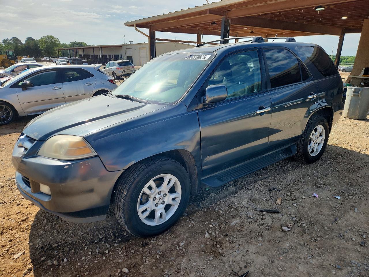 2004 Acura Mdx Touring Gray vin: 2HNYD18894H522239