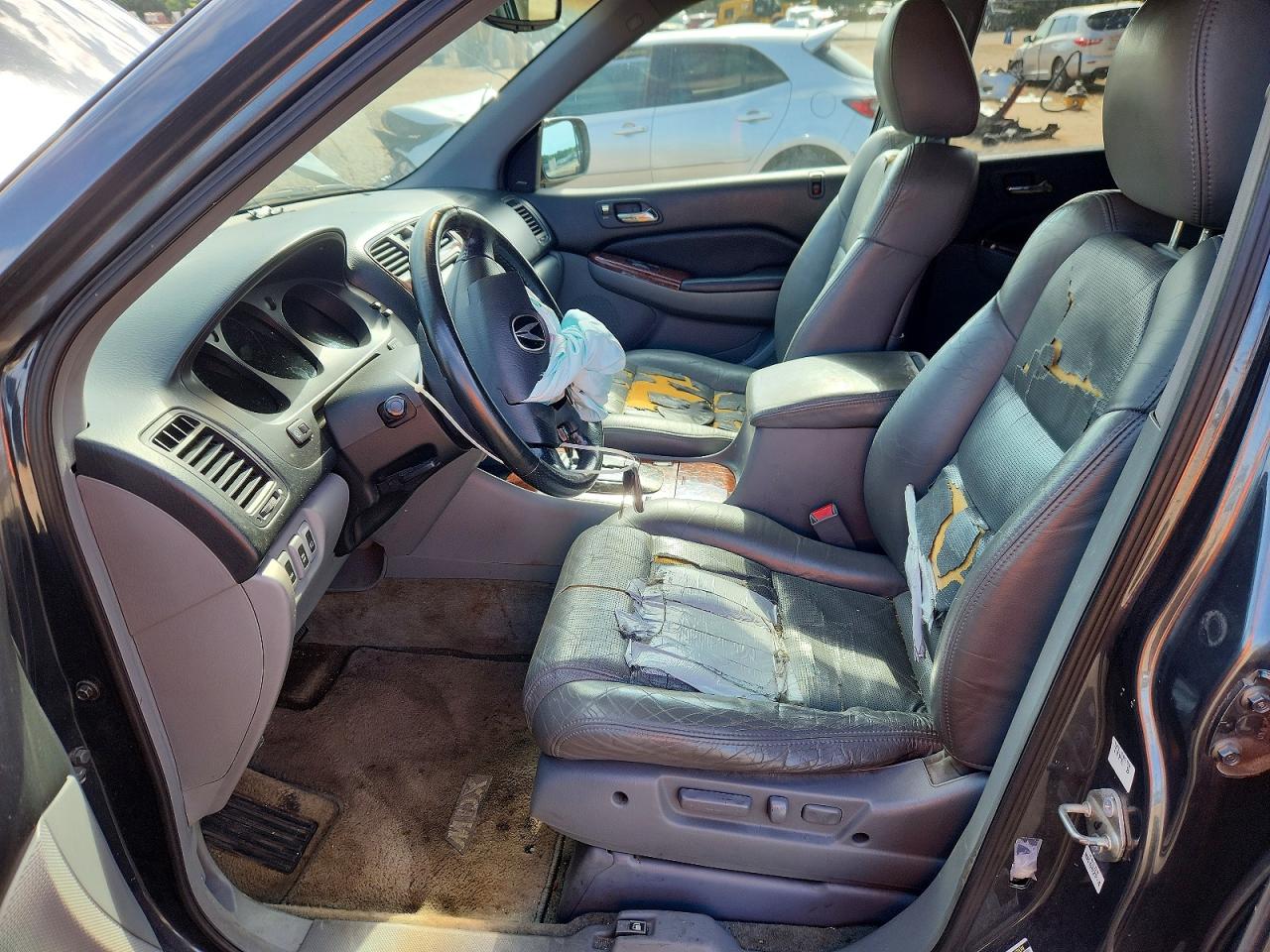 2004 Acura Mdx Touring Gray vin: 2HNYD18894H522239