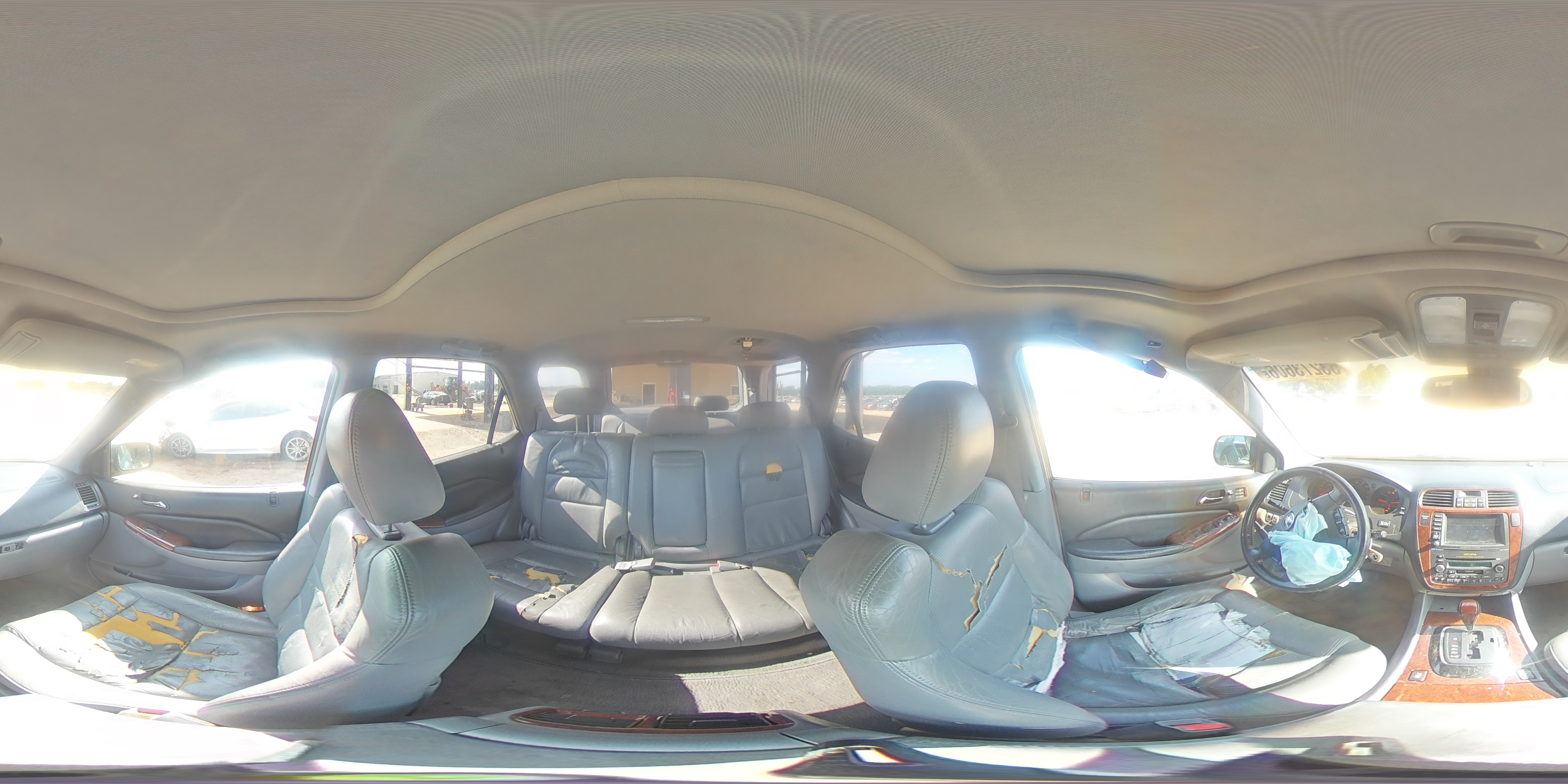 2004 Acura Mdx Touring Gray vin: 2HNYD18894H522239