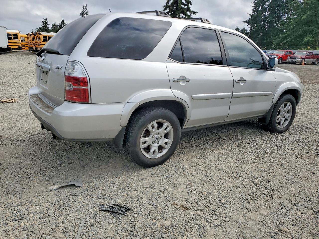 2005 Acura Mdx Touring Silver vin: 2HNYD188X5H554859