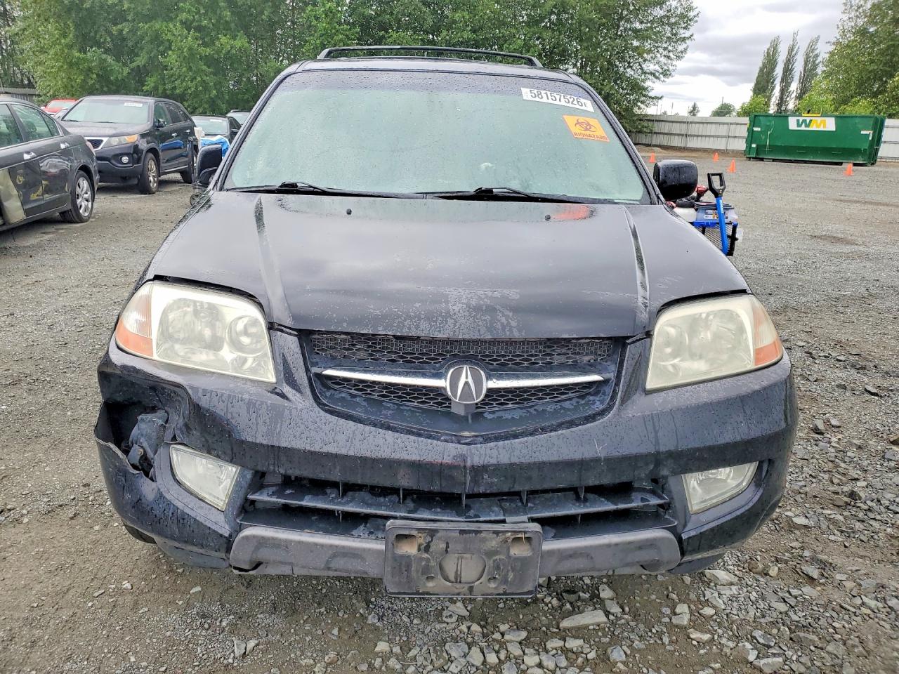 2003 Acura Mdx Touring Black vin: 2HNYD18903H512898