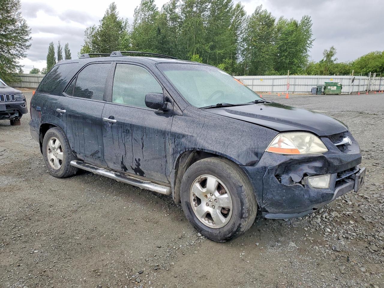 2003 Acura Mdx Touring Black vin: 2HNYD18903H512898