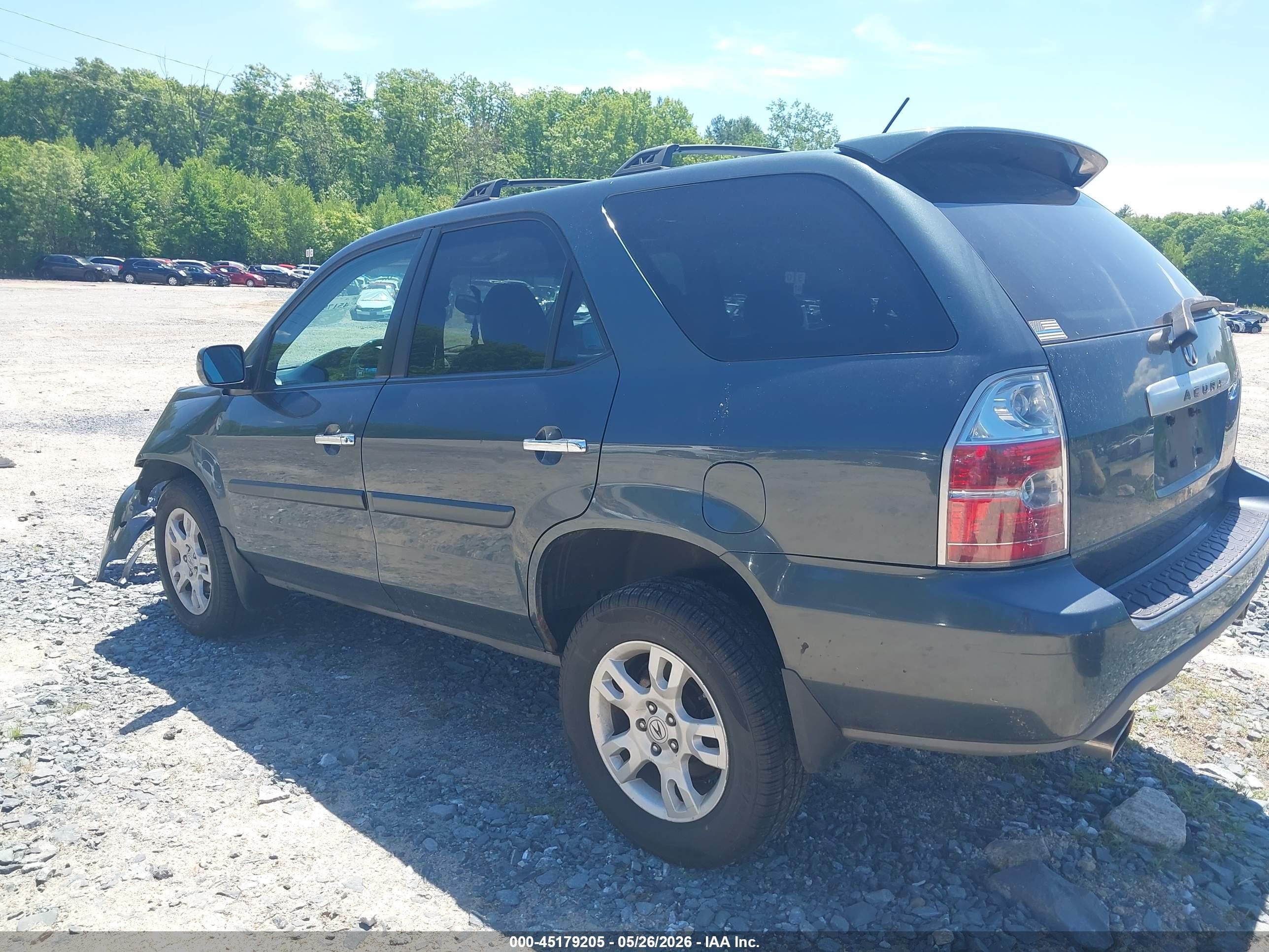 2004 Acura Mdx Gray vin: 2HNYD18904H559253