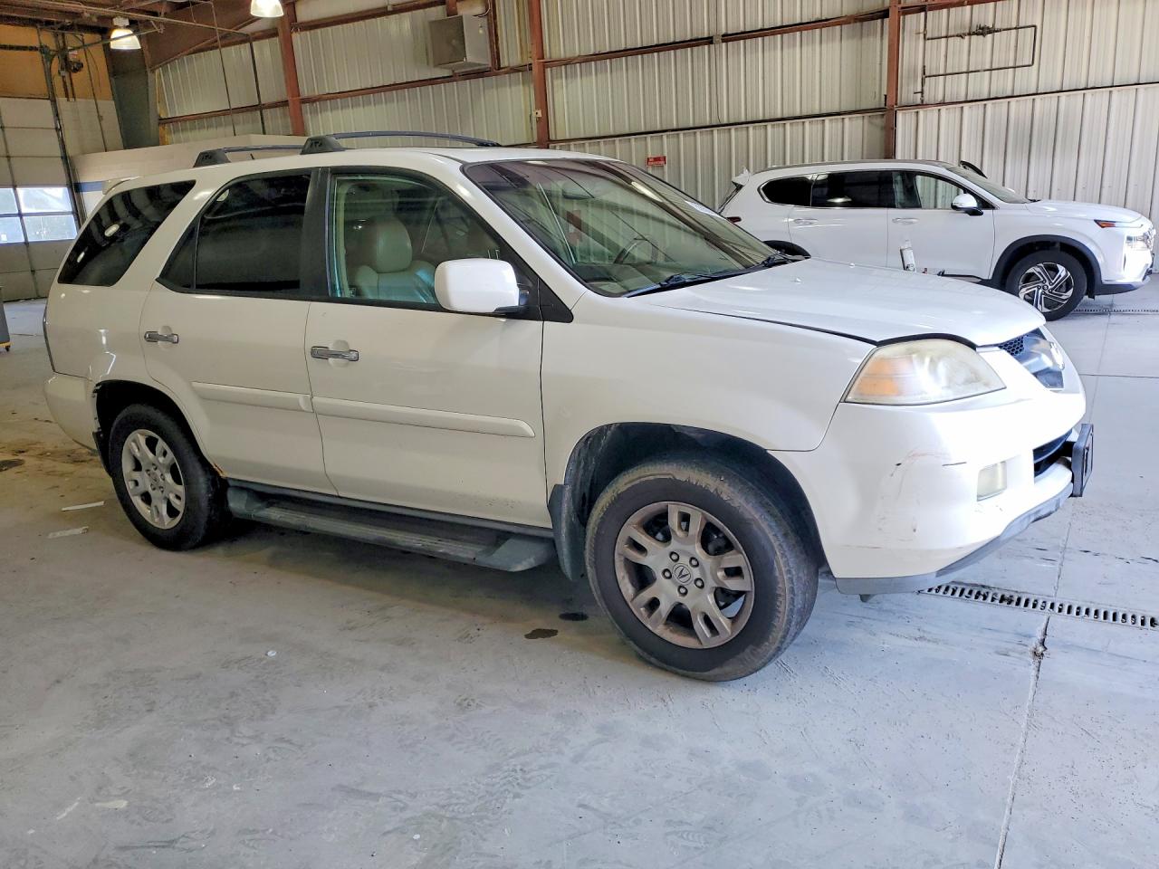 2005 Acura Mdx Touring White vin: 2HNYD18915H558887