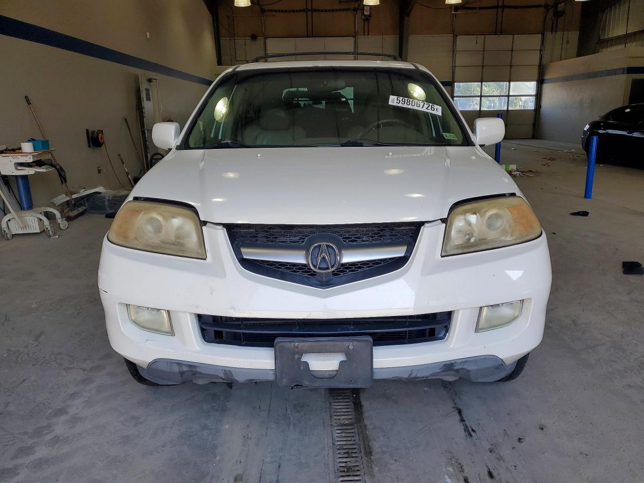 2005 Acura Mdx Touring White vin: 2HNYD18915H558887