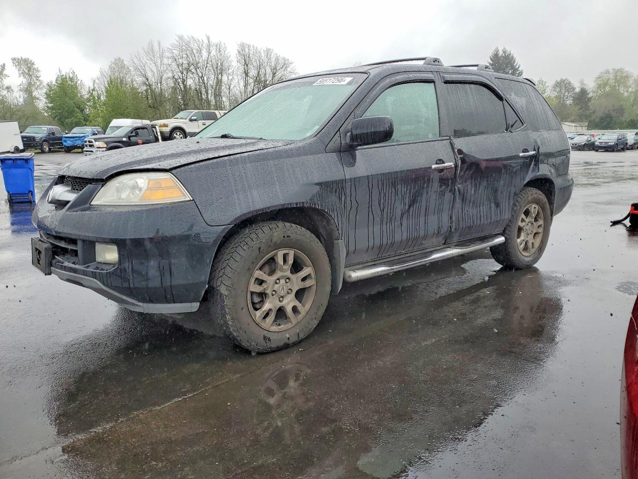 2006 Acura Mdx Touring Black vin: 2HNYD18916H511358