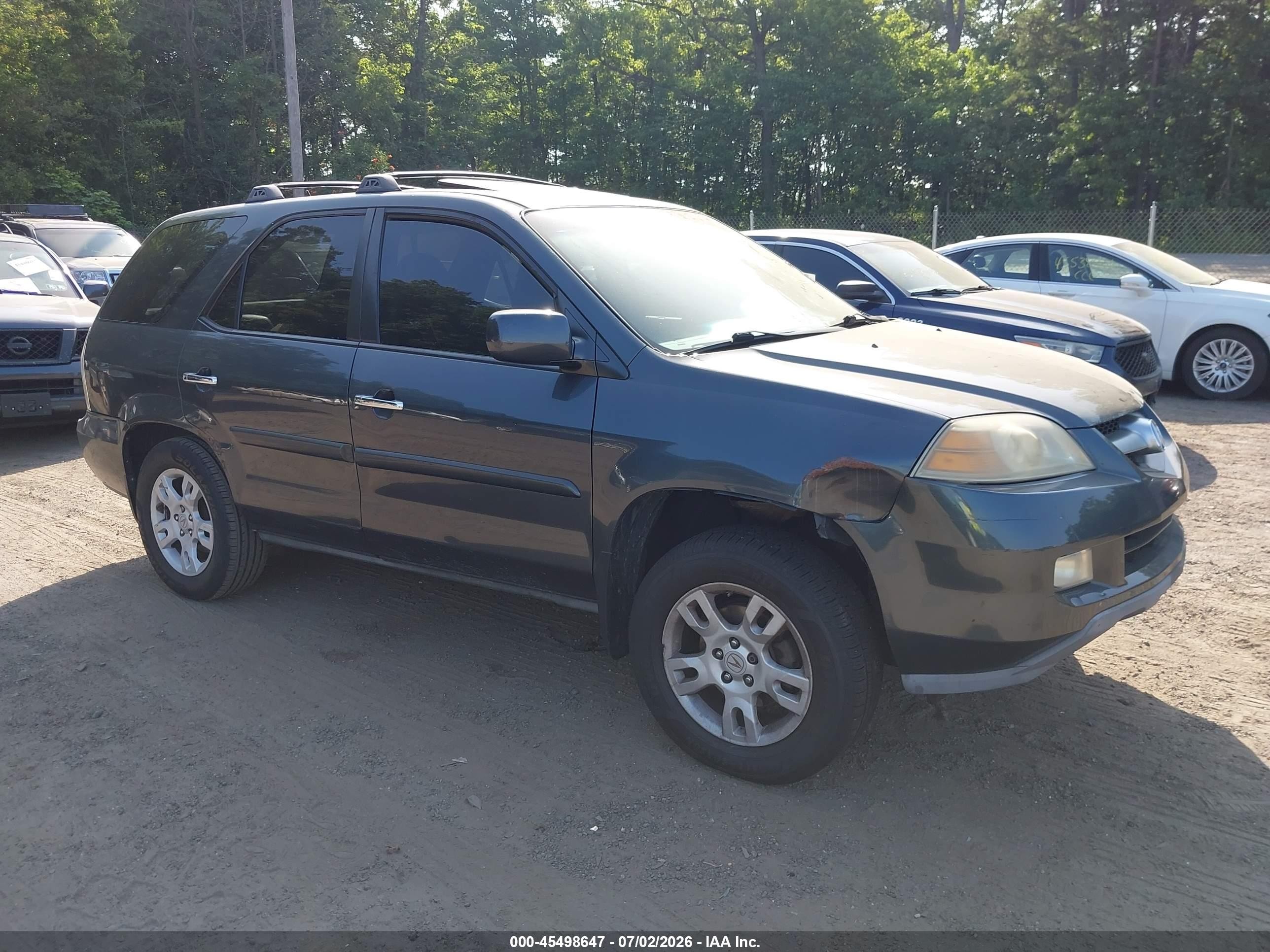 2005 Acura Mdx   Серый vin: 2HNYD18925H520813