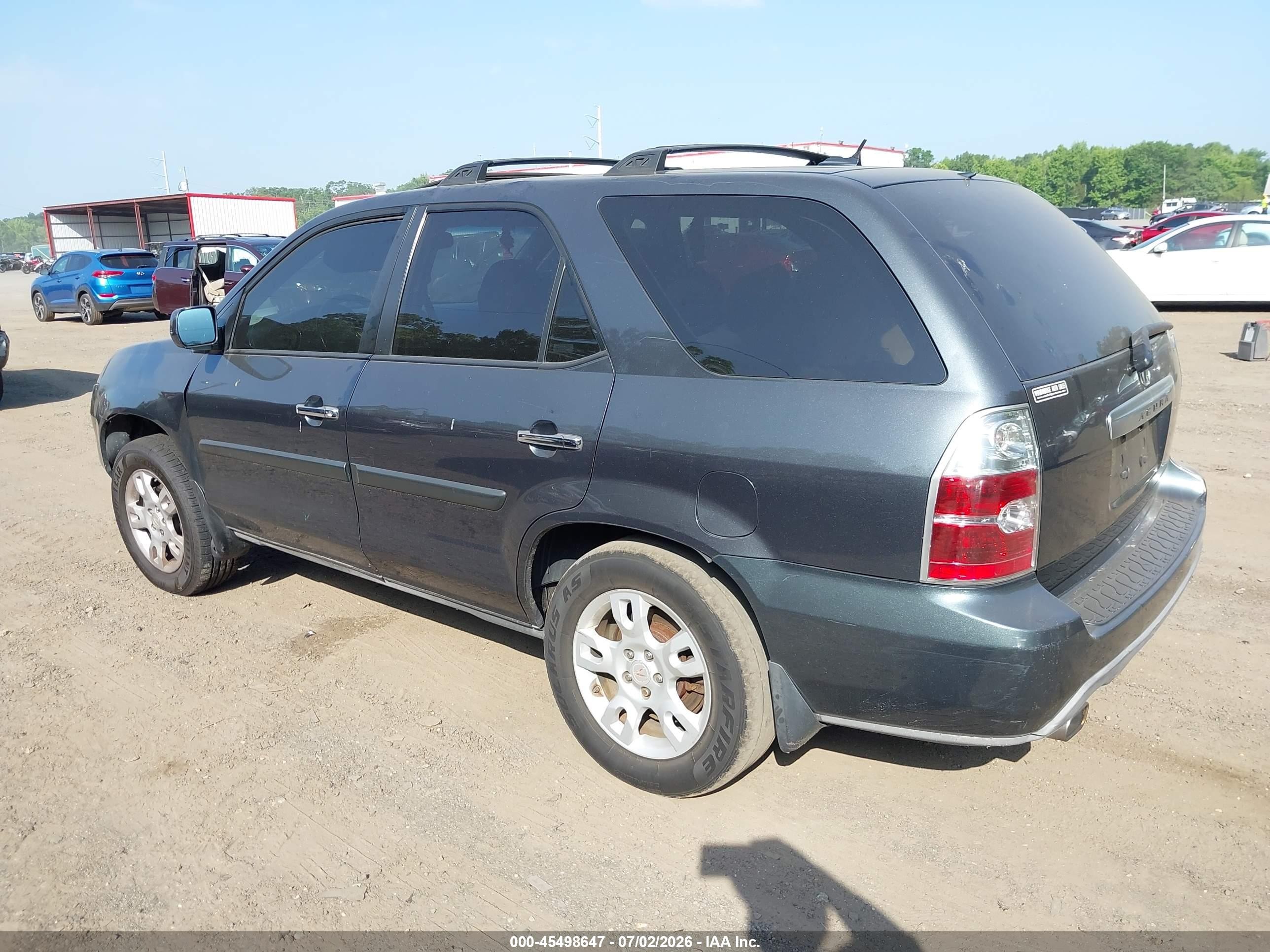 2005 Acura Mdx   Gray vin: 2HNYD18925H520813