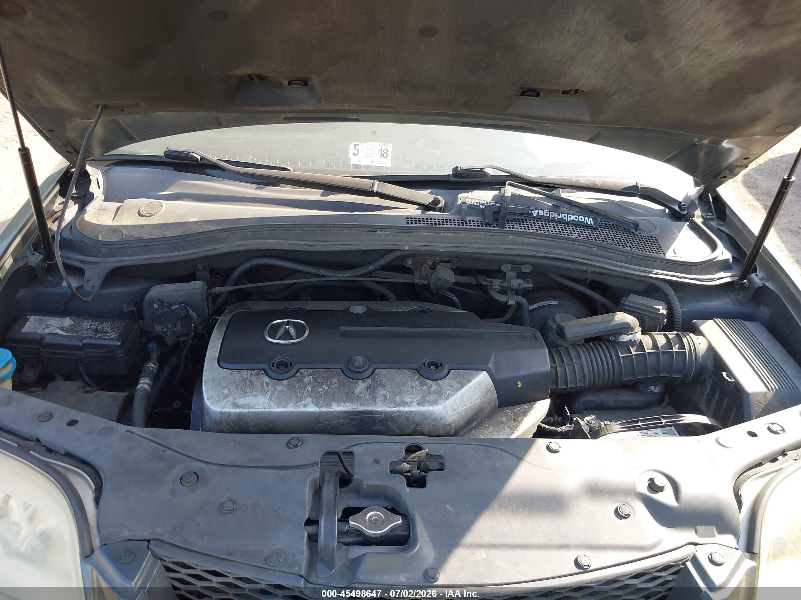 2005 Acura Mdx   Gray vin: 2HNYD18925H520813