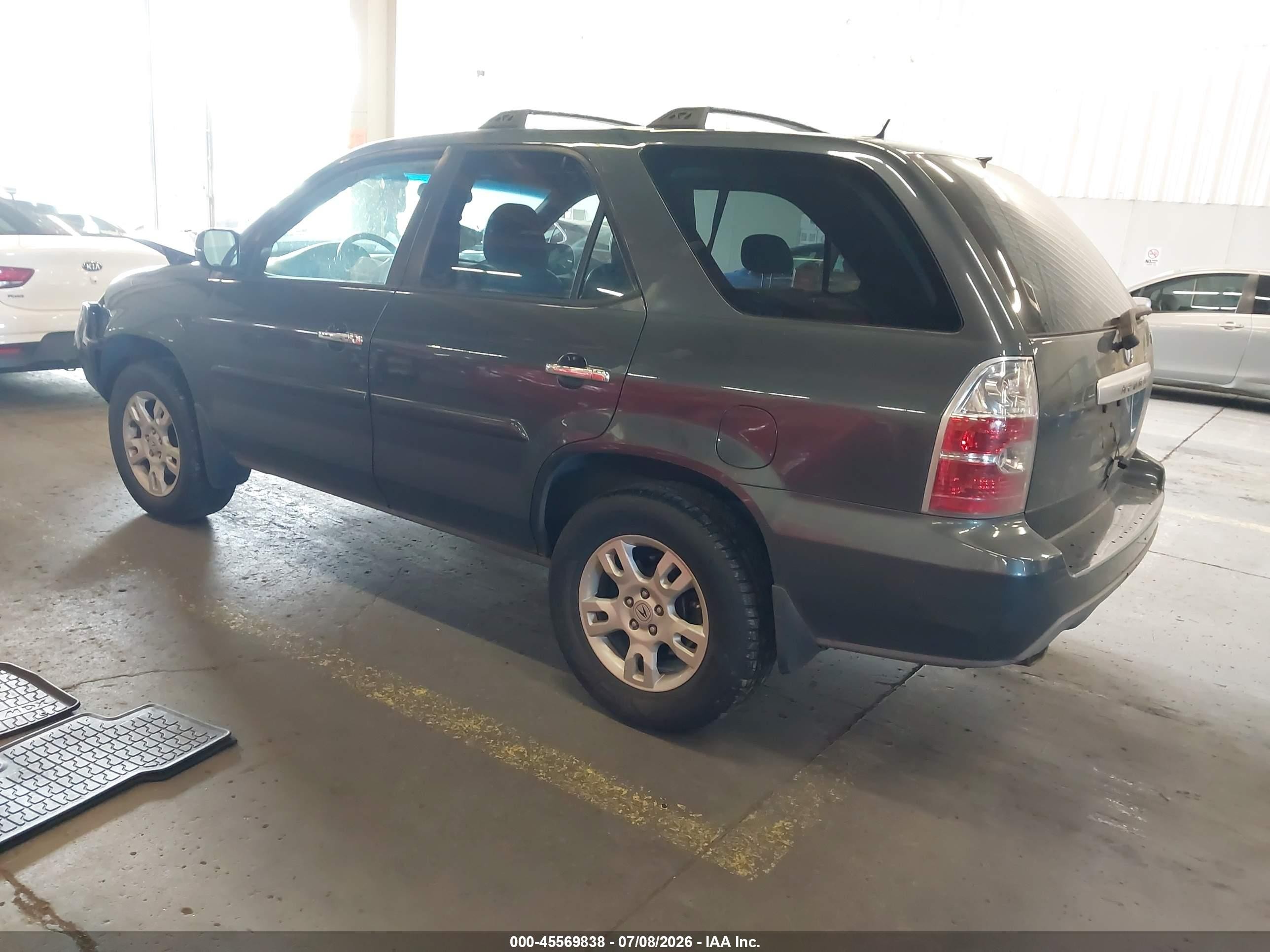 2006 Acura Mdx   Gray vin: 2HNYD18926H522188